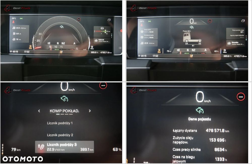 Volvo FH500  XL  |  I-SAVE |  STANDARD |  ZBIORNIKI 1220 L |  FULL LED  |  I-PARK COOL - 37