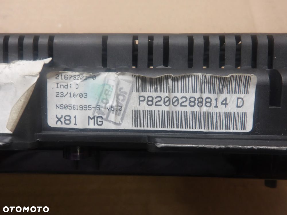 RENAULT ESPACE 4 IV 2.0B 02-06 LICZNIK ZEGARY P8200288814D - 6
