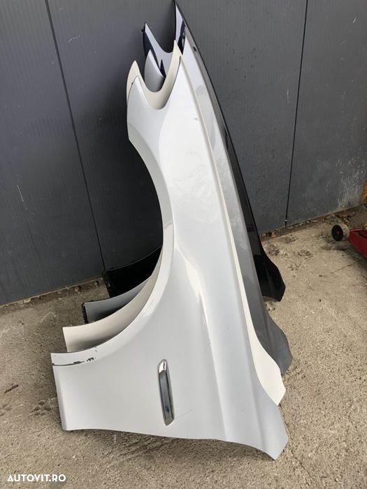 Aripa aripi stanga dreapta capota fata F10 F11 originale bmw 520dcod 354 titan silver argintiu titanium silver - 4