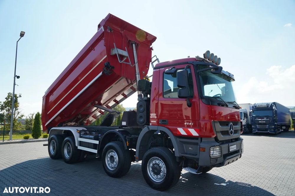 Mercedes-Benz ACTROS 4141 / 8X6 / BASCULATOR SPATE / MEILLER KIPPER 5.3M / MANUAL / CONTRACT POST-SERVICE - 8