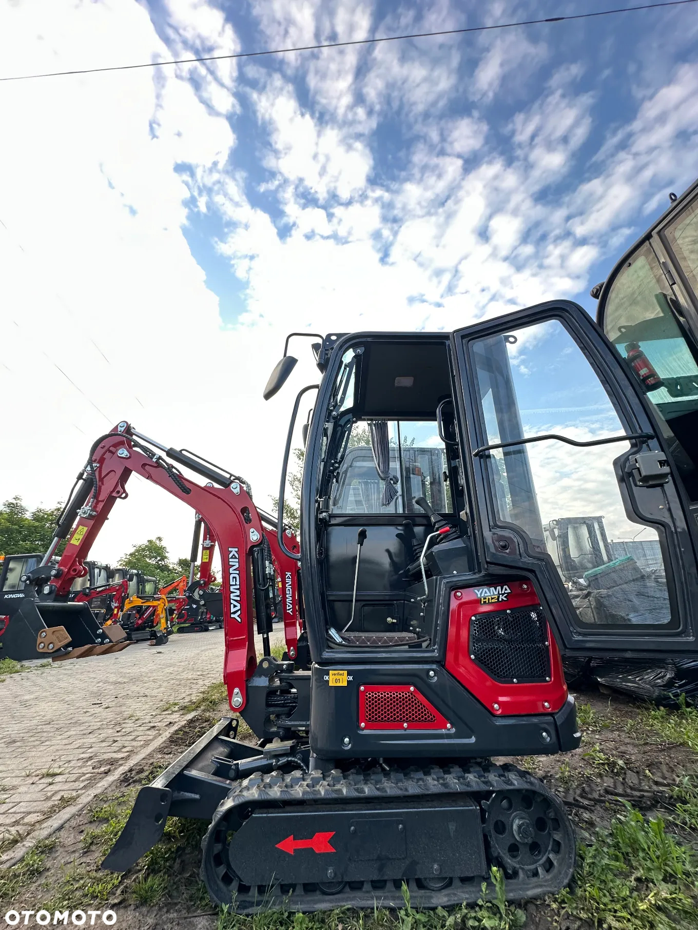 Kingway YAMA H12K Kabina Chłodnica Joistick 1200kg Ramię SKR + 3 łyżki - 8