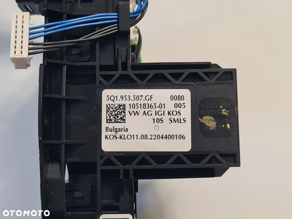 Przełącznik zespolony MANETKI SKODA OCTAVIA ENYAQ 5Q1953507GF 5Q1953513AM - 5