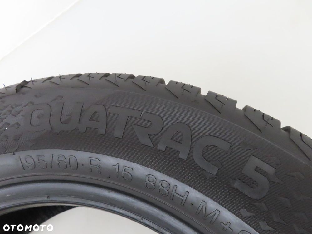 2x 195/60R15 OPONY CAŁOROCZNE UŻYWANE Vredestein Quatrac 5 88H - 4
