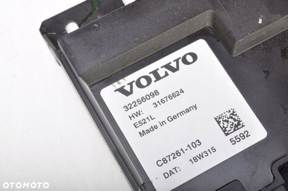 VOLVO V60 II MODUŁ STEROWNIK KLAPY 32256098 - 4