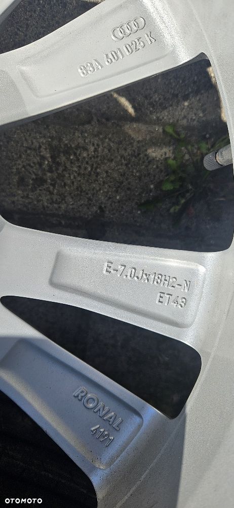 AUDI Q3 F3 SPORTBACK  FELGA NOWA  C R18 7.0Jx18H2 ET43 83A601025K - 8