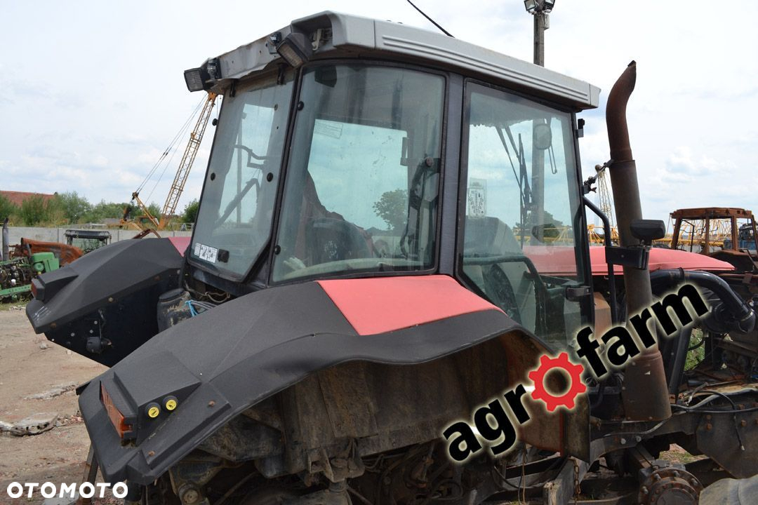 Massey ferguson części 8130 silnik skrzynia zwolnica układ planetarny most obudowa wał piasta kosz - 2