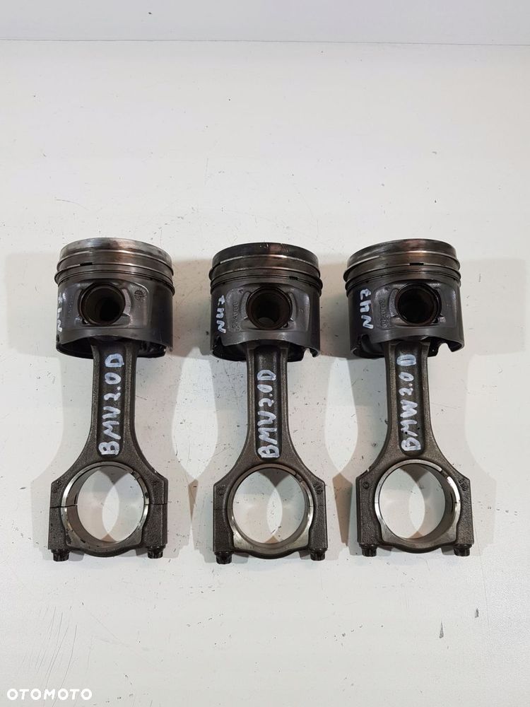 tłok z korbowodem bmw e90 e87 e60 e83 2.0d n47d20 - 1