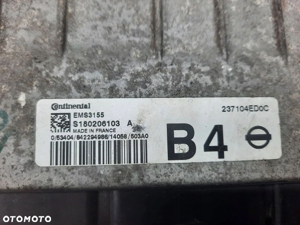 KOMPUTER STEROWNIK SILNIKA QASHQAI J11 1.2 DIG-T 237104ED0C - 5
