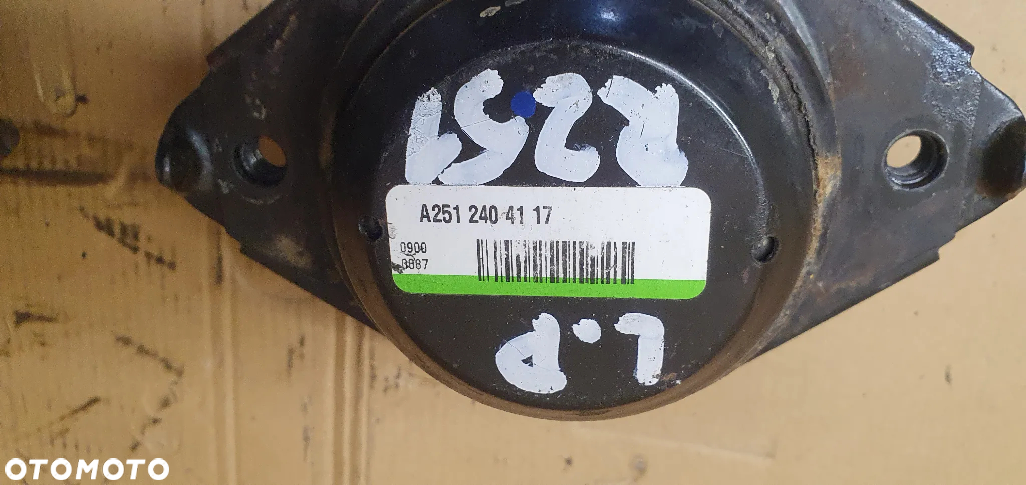 Łapa poduszka silnika Mercedes R-Klasa W251 3.0 CDI A2512404117 - 6