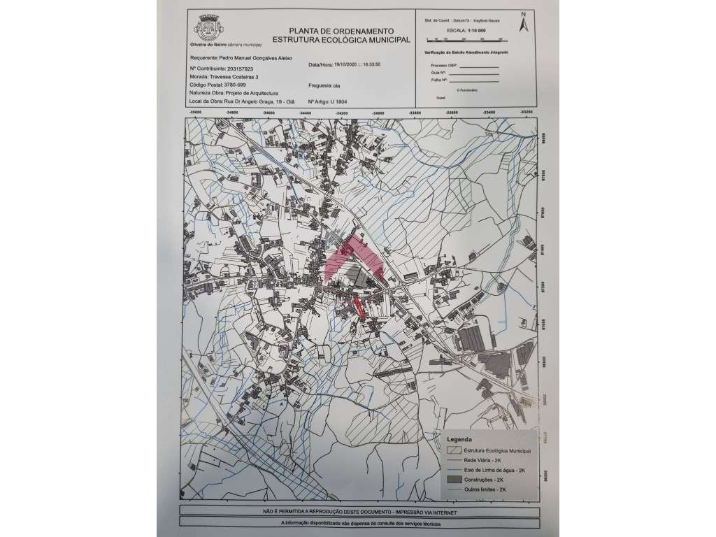 Terreno para construção, Oiã, Oliveira do Bairro - Grande imagem: 3/5