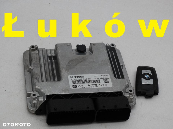 BMW F20 F21 114d 116d Komputer Sterownik DDE Kluczyk 8579482