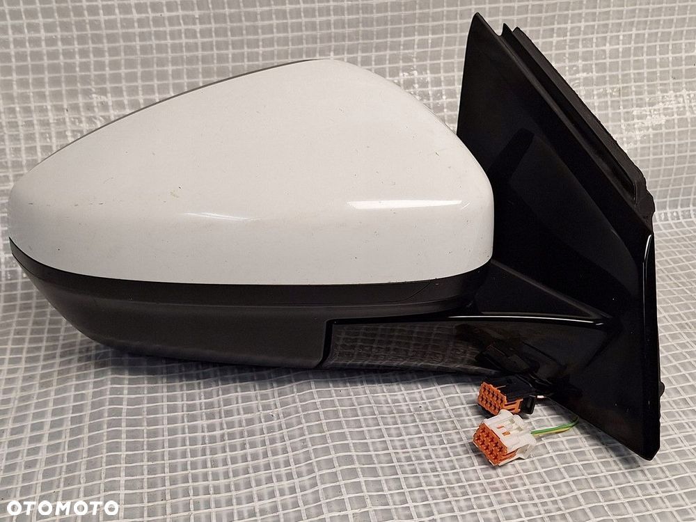lusterko prawe opel grandland x 17- 11 pin  biale  europa orginal demont - 1
