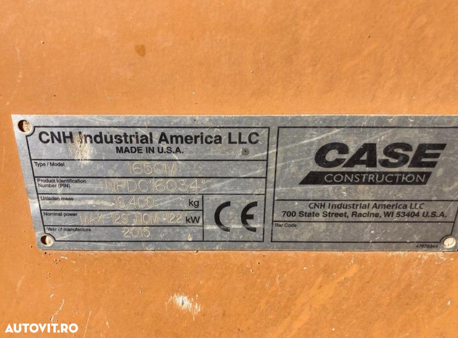 Pentru Piese, Buldozer Case 1650M, For Parts - 2