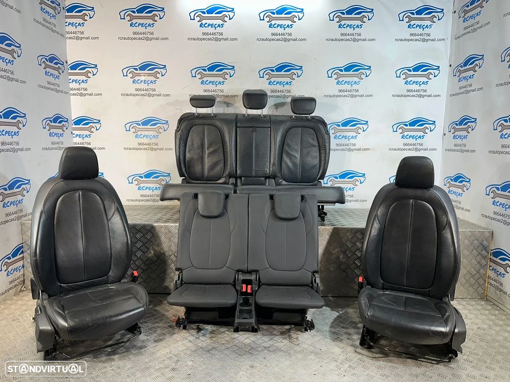 Conjunto Bancos 7 Lugares Pele Originais BMW Serie 2 Gran Tourer 218D F46 2012 - 2021 - 1