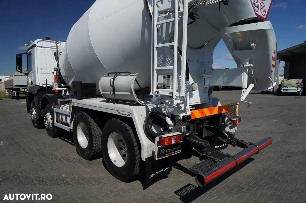 Mercedes-Benz AROCS 3240 / 9M3 BETONIERĂ / 8x4 / SCHWING STETTER / HARDOX / JANTE DIN ALIAJ / 12.2021 - 14