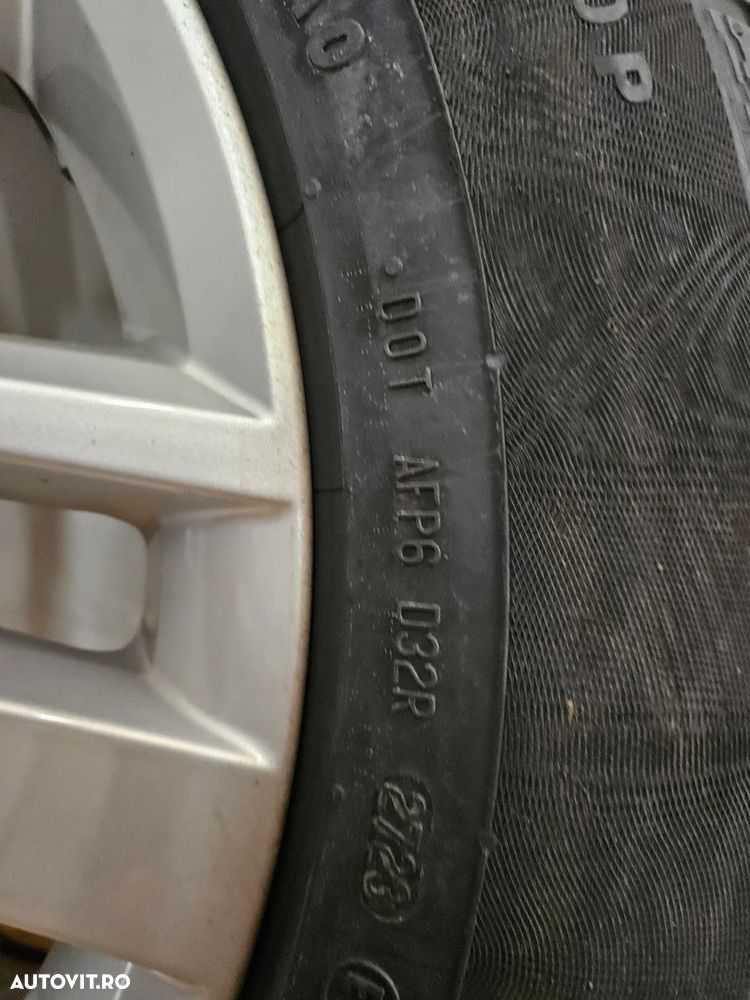 Jante Roti 19 Iarna VW Touareg Originale / Anvelope Iarna 255 55 R19 - 5