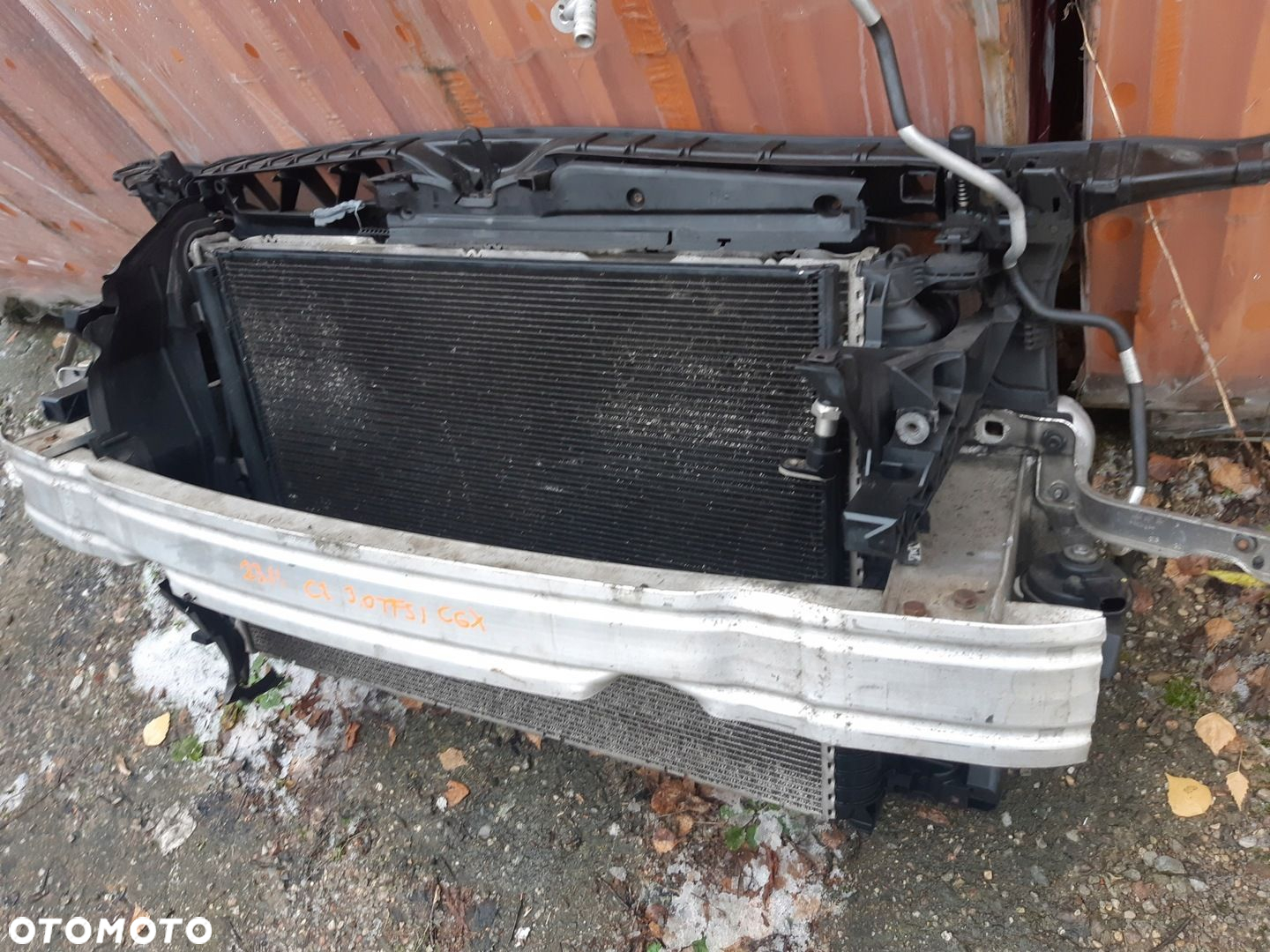 AUDI A6 C7 3.0 TFSI PAS PRZEDNI WENTYLATORY WZMOCNIENIE - 2