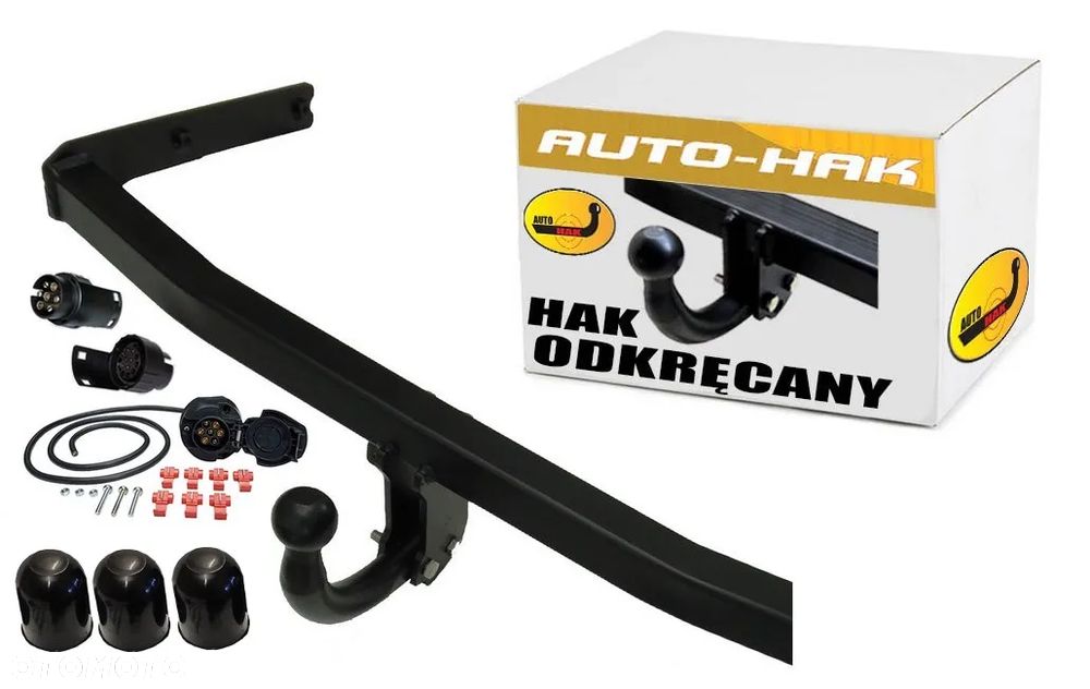SEAT IBIZA 6L1 III3 2002-2008 HAK HOLOWNICZY Z KULA ODKRĘCANA NA DWIE ŚRUBY+WIĄZKA 7PIN