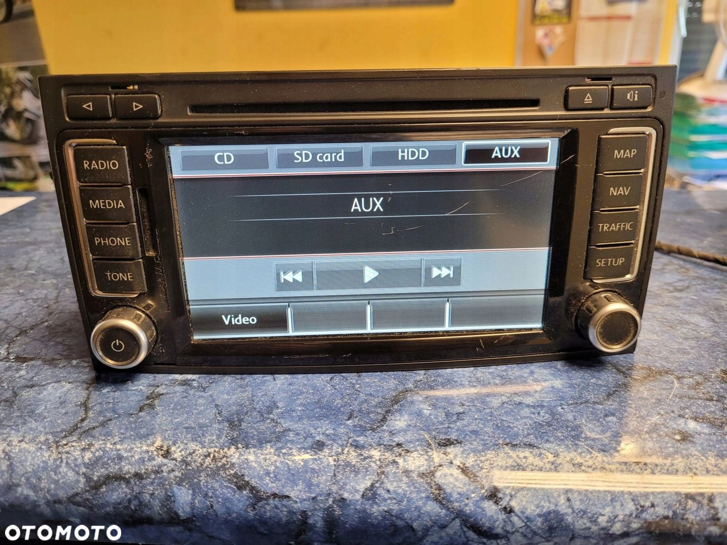 VW TOUAREG I T5 RADIO NAWIGACJA 7L6035680 - 4