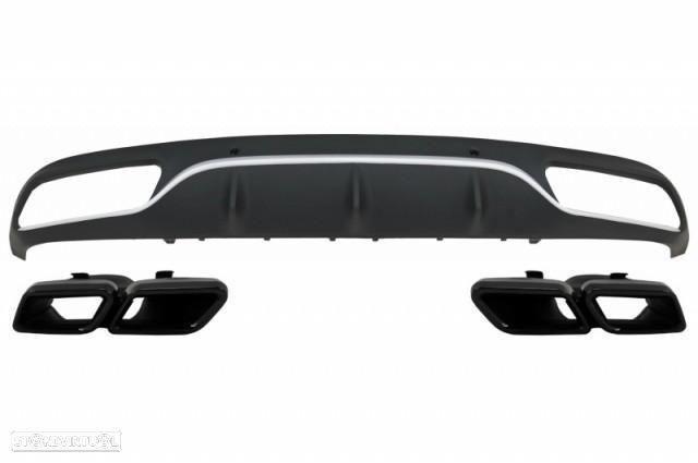 Difusor com Ponteiras Mercedes C C205 A205 (2014 a 2018) Look C63 - 1