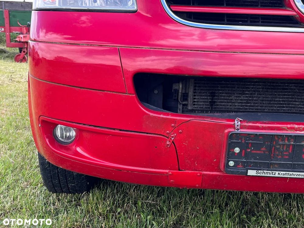 Przód kompletny 1.9 2.5 TDI czerwony LY3D zderzak lampy maska pas przedni chłodnica błotnik VW T5 CARAVELLE DOKA MULTIVAN TRANSPORTER - 10