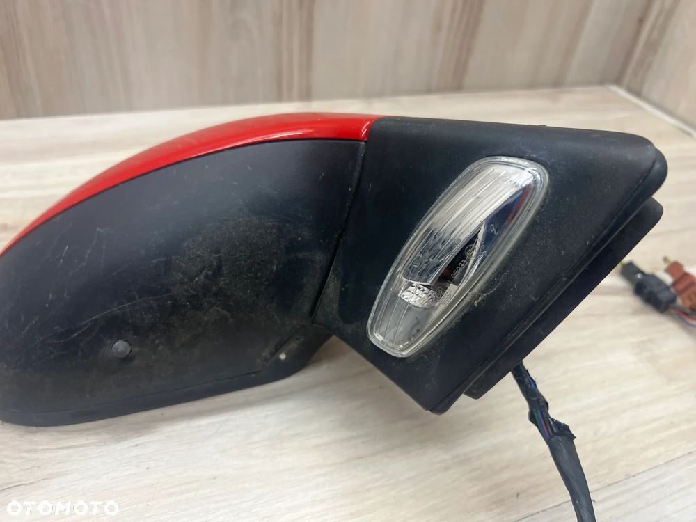 LUSTERKO PRAWE PEUGEOT 207 9PIN CZERWONE - 3