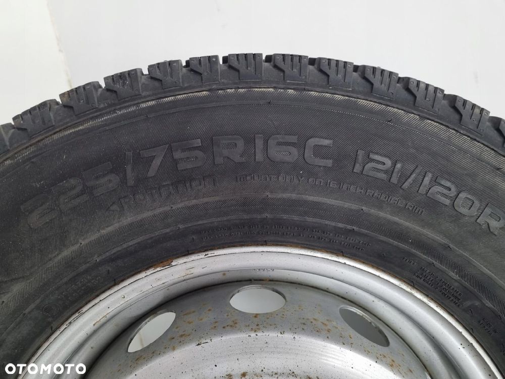 2X KOŁO ZAPASOWE zapas FELGA Iveco Daily 225/75 R16C 6x205 201080E Nokian - 9