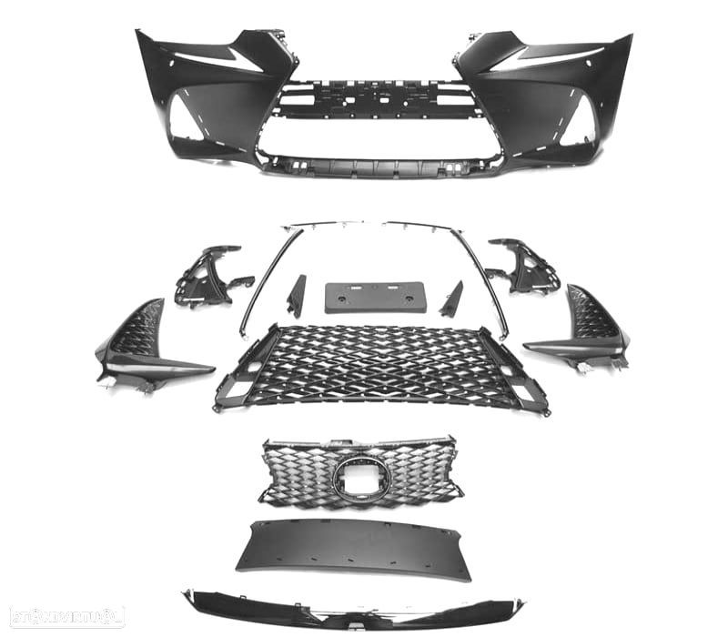 PARA-CHOQUES FRONTAL LEXUS IS III 17-20 LOOK F SPORT PDC - 3