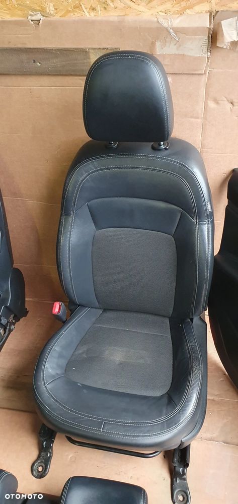 Fotele kanapa boczki podłokietnik komplet półskóra Kia Sportage III - 2