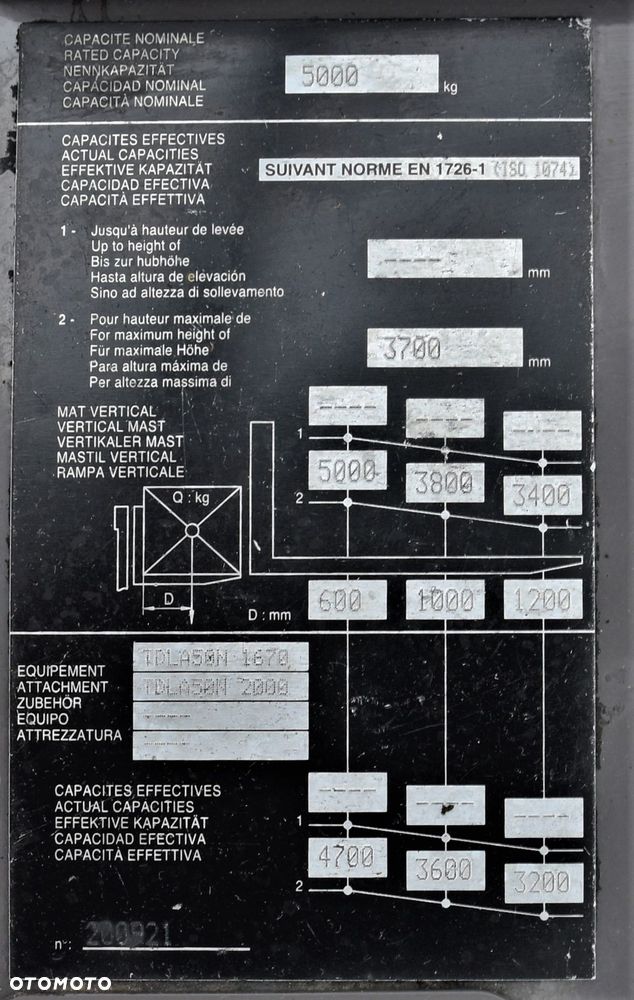 Manitou MSI50T - 1E3 * WÓZEK WIDŁOWY * STAN BDB - 8