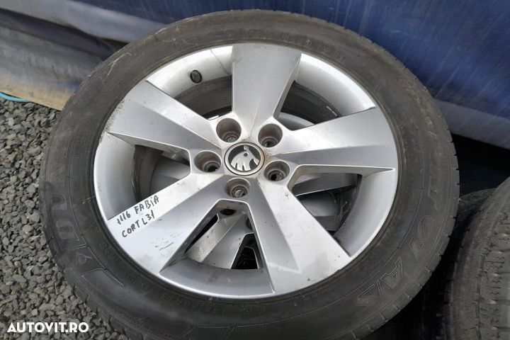 Jante aliaj cu anvelope 15 - set 185/60 R15 Skoda Fabia NJ [facelift] - 1