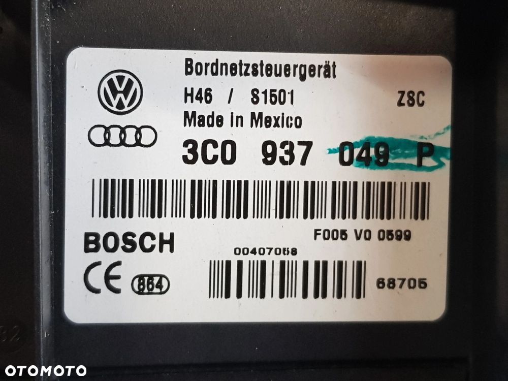 Moduł komfortu Volkswagen Golf V Jetta 5 3C0937049P - 7