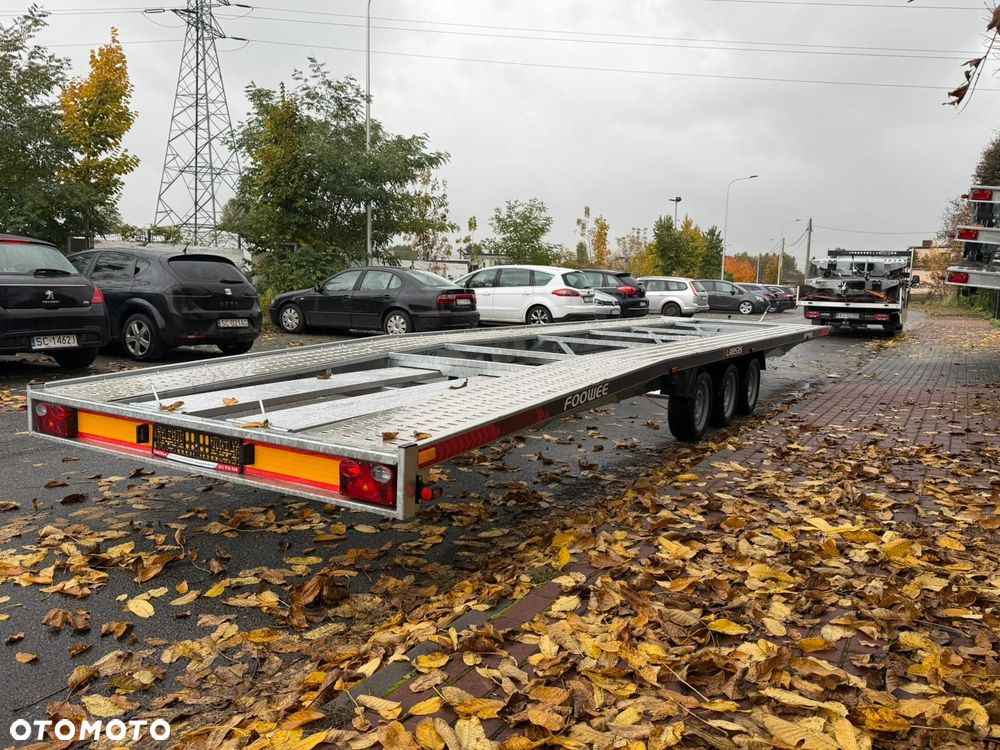 Inny Laweta FOOWEE 8.5x2.1 dwa auta 3 osie koła 195r13c  aluminiowe najazdy MW 850KG - 7