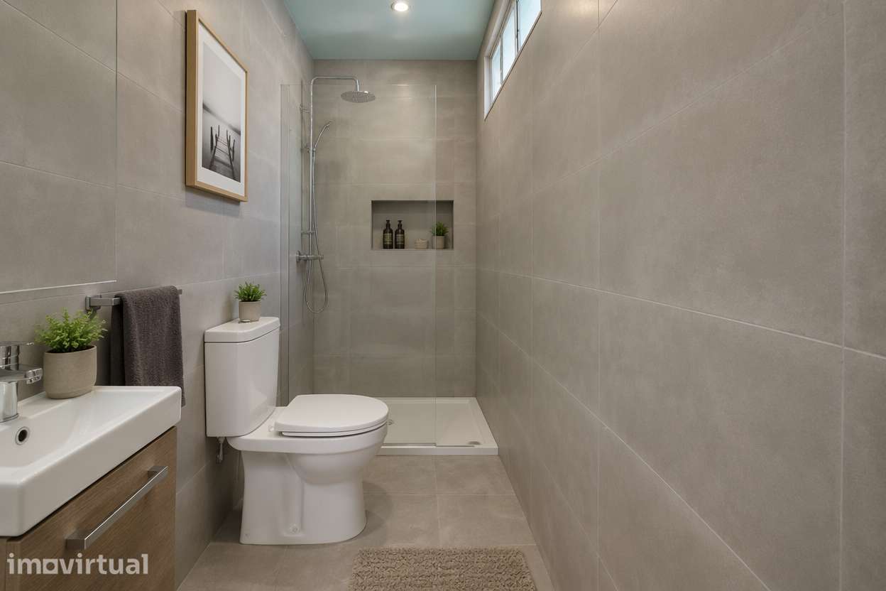 Apartamento T2 totalmente remodelado com lugar de estacionamento - Grande imagem: 4/8