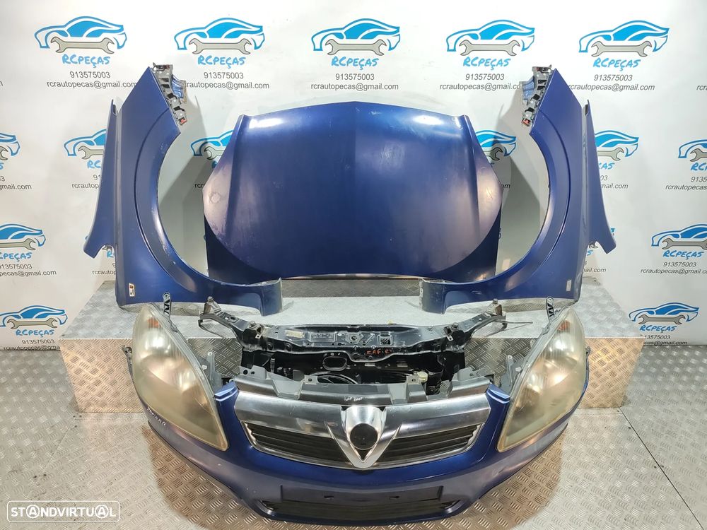 FRENTE COMPLETA OPEL ZAFIRA B A05 CAPOT PARACHOQUES GUARDA-LAMAS OTICAS RADIADOR VENTILADOR FRENTE FIBRA REFORÇO - 22