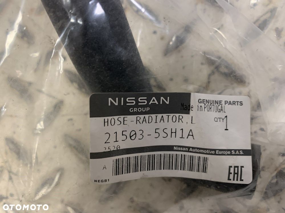 NOWY ORYGINALNY PRZEWÓD WĄŻ RURA CHŁODNICY NISSAN 21503-5SH1A - 3