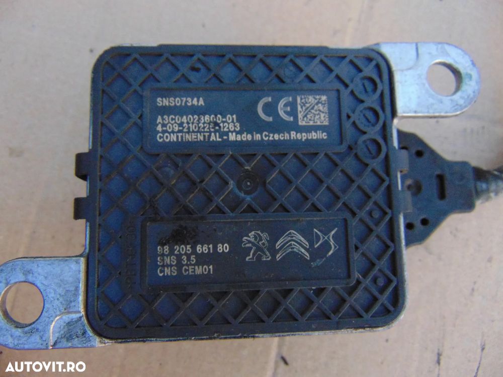 Senzor nox Peugeot boxer 2.0 euro 6 2.2 4h03 cod 9820566180 citroen jumper sonda - 2