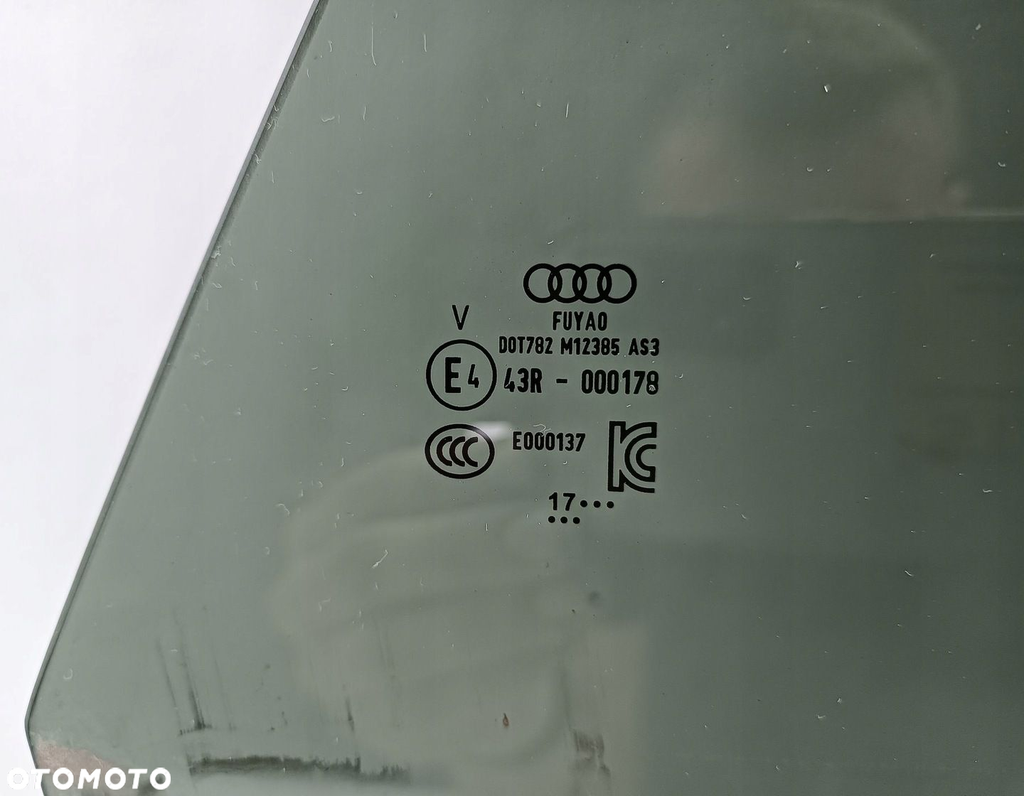 SZYBA PRAWA TYLNA DRZWI TYŁ AUDI A7 C8 4K 4K8845206A - 3
