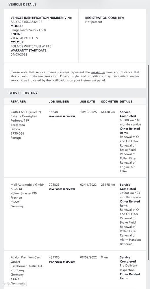 Land Rover Range Rover Velar 2.0 P400e AWD S - 58