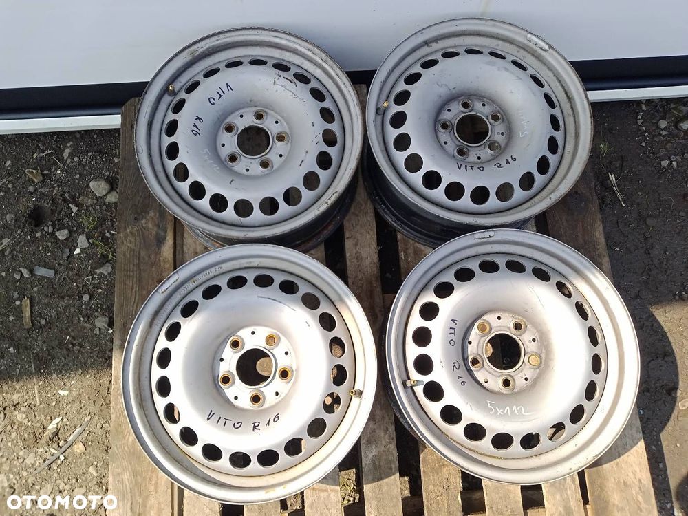FELGA STALOWA R16 MERCEDES-BENZ VITO 2.3 5X112 16X7 1/2J ET42 - 1