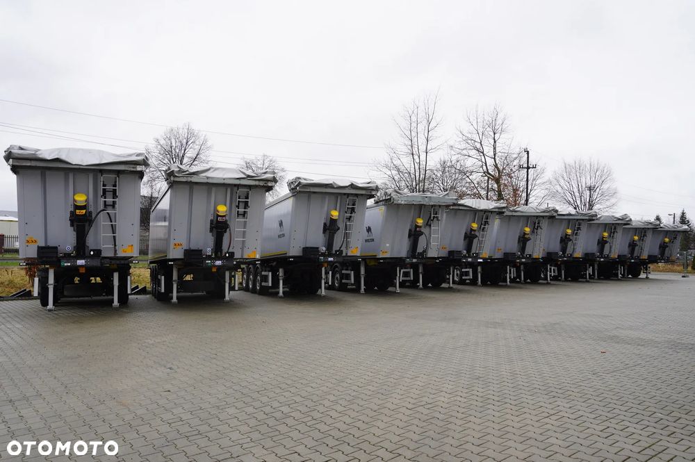 Wielton NW-3 / waga 6,2 t / poj. 38m3 / elek. dach / Teflon / 50 naczep r.2021 - 4