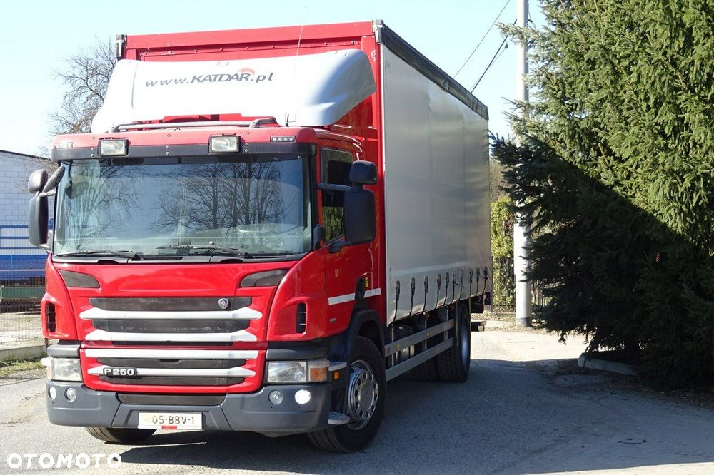 Scania P250 Euro 6 sypialna, firanka 18pal, winda, sprowadzony - 20