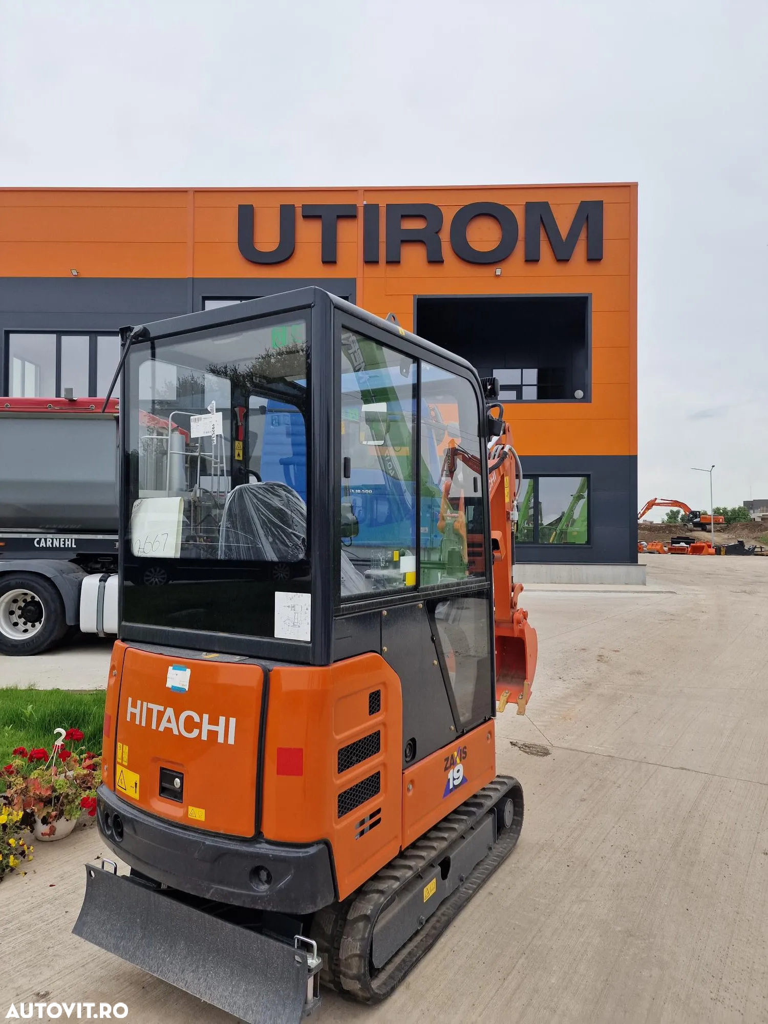 Hitachi ZX19-6, 2 tone, Cabina inchisa, inst picon, senie extensibile, cupa lat 400mm, garantie 1 an, posibilitate leasing, produsa in JAPONIA-PROMOTIE 26500 EUR+Tva - 7