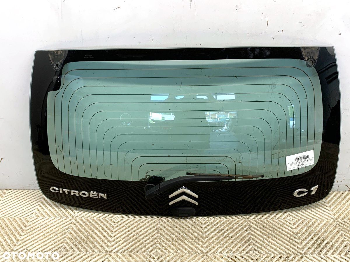 KLAPA TYŁ SZYBA - 152.00 PLN - CITROEN C1 (PM_, PN_) 2005 - 2014 1.0 50 kW [68 KM] benzyna 2005 - - 1
