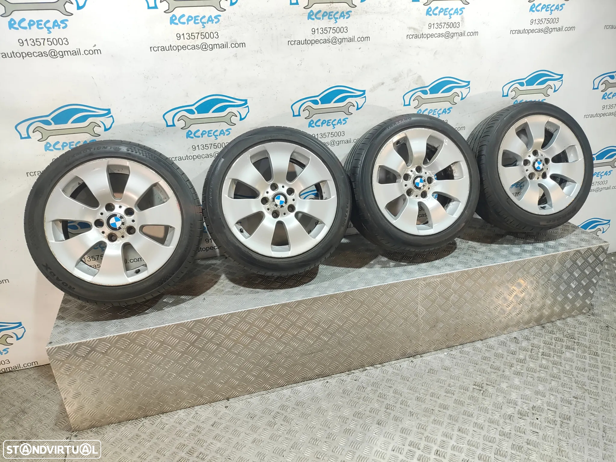 Conjunto Jantes 17 Originais BMW Serie 3 E90 8J ET34 5x120 - 2
