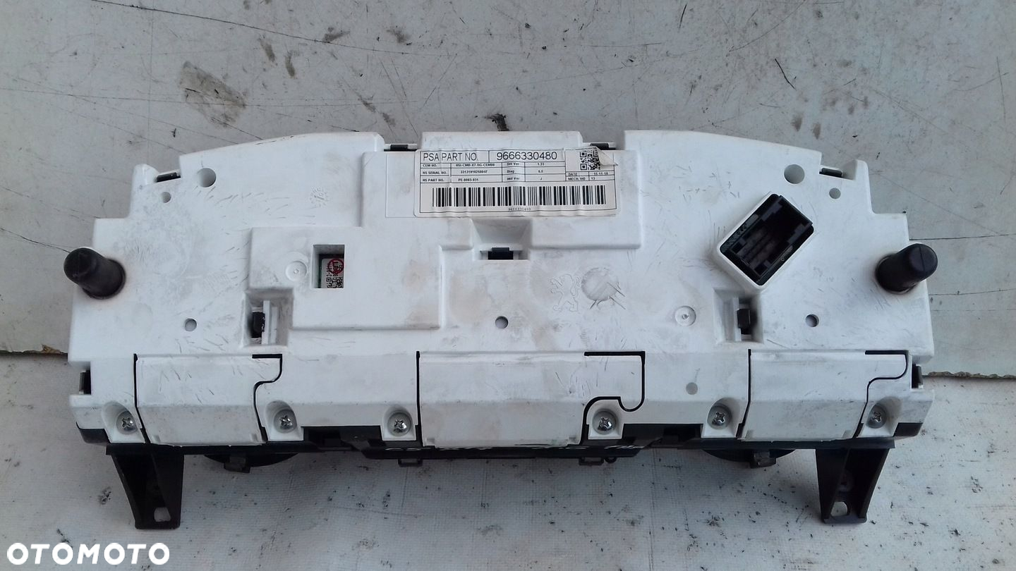 LICZNIK ZEGARY 9666330480 CITROEN C5 III X7 1.6 THP 07- - 3