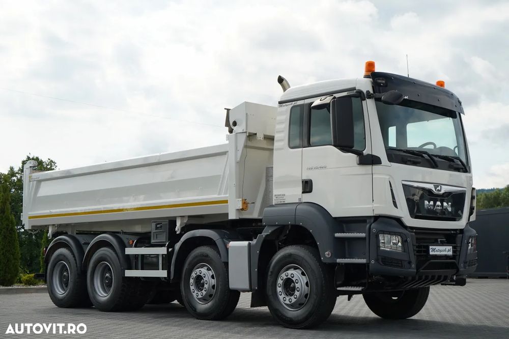 MAN TGS 35.420 / 8X4 / BASCULATOR CU 2 LATE / MEILLER KIPPER / HIDROBRAT / AUTOMAT / EURO 6 - 14