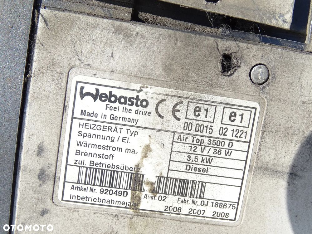 WEBASTO AIR TOP 3500 D F-VAT - 5