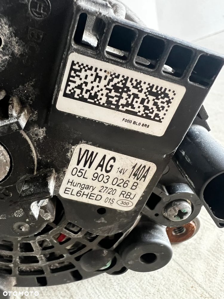 TIGUAN II 5NA OCTAVIA 4 IV GOLF VIII ALTERNATOR 2.0 TDI 05L903026B - 3