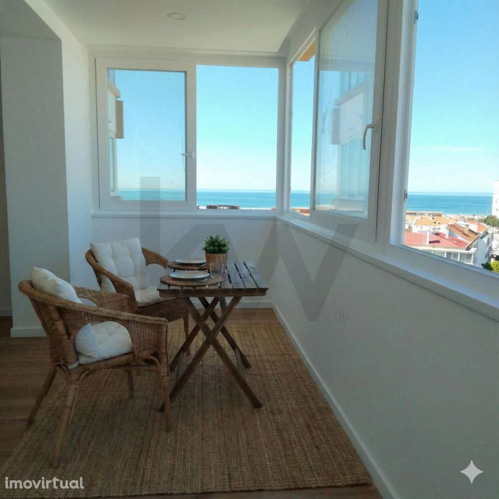 ️ Apartamento T2 com VISTA MAR Costa Caparica - Totalmente renovado - Grande imagem: 2/43